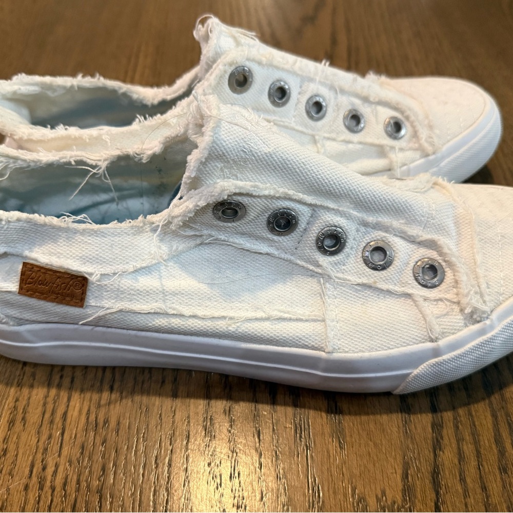 Women’s Blowfish White Slip-On Sneakers